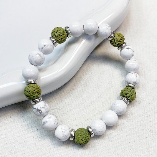 Natural Stone Bead Bracelet For Protection And Relief